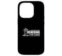 Ushering Is My Cardio Funny Usher Apreciación Un Usher Orgulloso Carcasa para iPhone 14 Pro