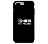 Ushering Is My Cardio Funny Usher Apreciación Un Usher Orgulloso Carcasa para iPhone 7 Plus/8 Plus