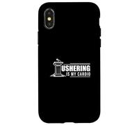 Ushering Is My Cardio Funny Usher Apreciación Un Usher Orgulloso Carcasa para iPhone X/XS