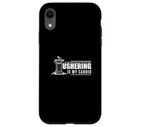 Ushering Is My Cardio Funny Usher Apreciación Un Usher Orgulloso Carcasa para iPhone XR