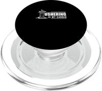 Ushering Is My Cardio Funny Usher Apreciación Un Usher Orgulloso PopSockets PopGrip para MagSafe