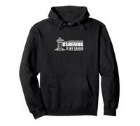 Ushering Is My Cardio Funny Usher Apreciación Un Usher Orgulloso Sudadera con Capucha