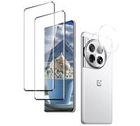 uShield Protector Pantalla Completa para OnePlus 12 Cristal Templado, Vidrio Cristal Templado [De Punta a Punta] [Sin Burbujas] [Anti-Scratch] [Sensible al Tacto] 2+2 Piezas