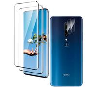 uShield Protector Pantalla Completa para OnePlus 7 Pro/ 7T Pro Cristal Templado, Vidrio Cristal Templado [De Punta a Punta] [Sin Burbujas] [Anti-Scratch] [Sensible al Tacto] 2+2 Piezas