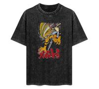 Ushio and Tora Anime Men's T-Shirt Unisex Black Cotton Print tee Shirts M