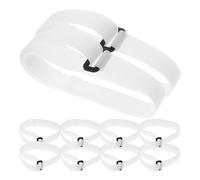 USHOBE 10 Correas Autoadhesivas de Nylon y Poliéster para Fijación de Redes de Fútbol, Cierre de Gancho y Bucle, Fuerte Adhesivo y Resistente, Adecuado para Asegurar Cuerdas Largas