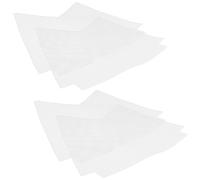 USHOBE 2 Láminas de Lona y Gran Capacidad Diseño Ergonómico de Malla Plástica Blanco para Hacer Bolsos de Crochet Adecuado para Shopping y Travel