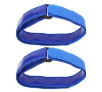 USHOBE 2 Piezas Correas de Sujeción para Bicicletas con Diseño Antideslizante y Longitud Ajustable, Hechas de Nylon Azul, Ideales para Transporte y Almacenamiento Seguro