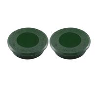 USHOBE 2 Tapas de plástico Verde para hoyo de Putting y Green Hole, Accesorios portátiles para Entrenamiento y práctica de Golf