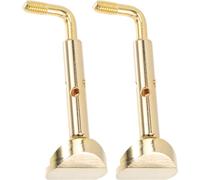 USHOBE 2 Tornillos de Latón para Soporte de Mentón de Violín, Diseño Estable y Portátil, Accesorios Duraderos para Instrumentos de Cuerda