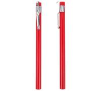 USHOBE 2piezas Estuche Protector para Termómetro de Sonda con Clip Metálico Rojo Resistente y Portátil para Proteger y Organizar Sondas de Temperatura Cocina y Barbacoa de Unidades