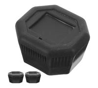 USHOBE 3piezas Tapas Protectoras para Mango de Raqueta de Tenis Cubiertas de Extremo Resistentes y Fáciles de Instalar Accesorio Duradero para Mejora de Agarre y Protección Juego de