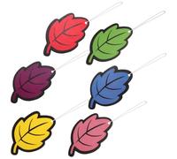 USHOBE 6piezas Colgante Aromatizante para Coche Forma de Aroma Natural para Auto Accesorio para Coche Regalo para Cumpleaños Navidad San Valentín