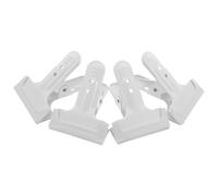 USHOBE Abrazaderas 4 Unidades de Resorte Metálicas Resistentes para Fondos de Fotografía Compatibles Pvc y Soportes, Ideales para Estudio y Sesiones Personales