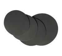USHOBE Almohadillas foam para batería 4pcs negro con volumen control para practicing y personal use adecuado para seasoned drummer y beginner starting drummer