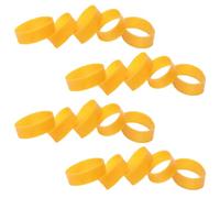 USHOBE Banda de Goma para Frenos de Snowboard, Anillo Elástico Amarillo | Goma de Alta Elasticidad, No se Desgarra ni Deforma, Accesorio Exterior, Uso Diario, Fijaciones