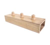 USHOBE Base de Resonancia y Triple Estabilidad de Madera Marrón Diseño Rectangular de Dos Ranuras para Estudios de Ensayo y Educación Musical