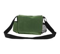 USHOBE Bolsa Bandolera de Golf Compacta Resistente al Agua de Nylon Verde | Diseño Cruzado con Compartimento Espacioso y Bolsillo Lateral, Correa Ajustable, Adecuado para Campo de Golf y Paseo