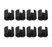 USHOBE Clips para Cables de Bicicleta Doble Orificio, 8 Piezas, Plástico Duradero y Fácil Instalación para Bicicletas de Montaña y Varios Tipos