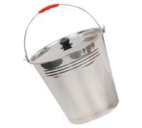 USHOBE Cubo Leche y 8l de Inoxidable de Acero Tapa con Asa