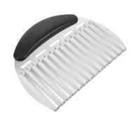 USHOBE Cuchillo Cortador Ondulado de Acero Inoxidable para Patatas y Verduras, sin Electricidad, Adecuado para Picnics y Corte Estético de Papas Fritas
