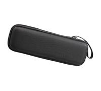 USHOBE EVA Estuche para Micrófono Cremallera Negro y Asa | Protección contra Golpes y Suciedad, Bolsillo de Malla Interna, para Viajes y Grabaciones Móviles