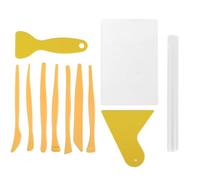 USHOBE Juego de Herramientas para Esculpir Arcilla 11 Piezas de Acrílico y Plástico, Diseño Antideslizante Adecuado para DIY y Tallado Manual