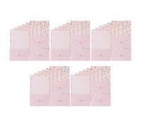 USHOBE Juego de Sobres y Papel de Carta Diseño de Flores y Animales, Papel Suave para Escribir, 5 Sets Prácticos y Elegantes para Dejar Mensajes y Copiar Poemas