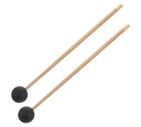 USHOBE Lengua y Campanas de Madera y Goma, Protección de Superficie y Precisión Tonal, Ideales para Creación Musical E Improvisación, Pack de 2 Piezas