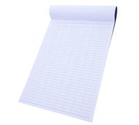 USHOBE Libro de Contabilidad para Negocios Pequeños Hojas Detalladas y Diseño Elegante, Cuaderno de Registro de Inventario para Oficina y Almacén, Papel Azul