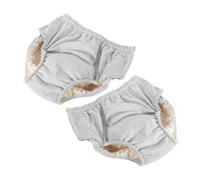 USHOBE Pañal Adulto Reutilizable de Algodón Lavable Diseño Antifugas para Hombres Mayores, Paquete de 2 Piezas, Adecuado para Peso de 55-65kg