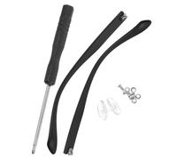 USHOBE Patillas Gafas de Repuesto en Tr90 Negro Acabado Antideslizante y Elaboración Detallada para Uso Personal y Tiendas Profesionales