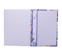 USHOBE Planificador Semanal Azul Cuaderno de Notas de Papel y Diseño Delicado, Memos Adhesivos sin Pegamento para Organización Diaria y Planificación Escolar