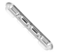 USHOBE Plato de Salsa Coreana de Acero Inoxidable 4 Compartimentos, Fácil de Limpiar y Diseño Elegante para Hogares y Restaurantes