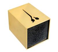 USHOBE Portaherramientas de peluquería con diseño Elegante y Acabado galvanizado, Estuche Dorado para Tijeras y cortapelos, Uso en Tienda y casa