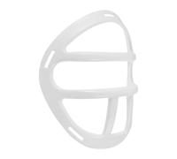 USHOBE Protección Deportiva con Rejilla Frontal para Adultos, Protector Facial Desmontable Estilo Mono, Casco ABS Blanco para Taekwondo y práctica Diaria