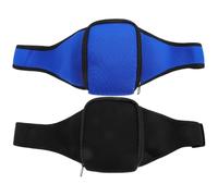 USHOBE Riñonera Micrófono de Neopreno Ajustable para Ejercicios y Deportes, Bolsa Resistente para Transmisor de Micrófono Adecuado para Fitness y Baile, Paquete de 2 Unidades