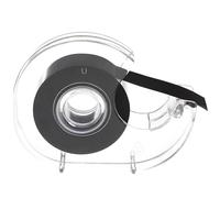 USHOBE Rollo de Cinta Magnética Autoadhesiva Negra, Flexible y Fácil de Cortar, Adecuado para Oficina y Manualidades Notas y Tarjetas