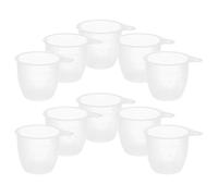 USHOBE Tazas Medidoras de Plástico Transparente Medición Precisa y Portátil Juego de 10 Accesorio Adecuado para Ollas Arroceras Eléctricas para Arroz y Líquidos en Uso Doméstico