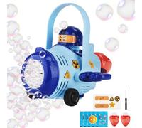 USHOP Pistola de Burbujas para Niños,Máquina Automática de Burbujas de Jabón,Máquina de Burbujas para Cumpleaños Fiesta de Boda Al Aire Libre Bubble Toy Machine