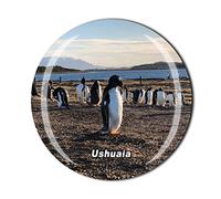 Ushuaia Argentina Imán de nevera Cristal Turístico Recuerdo Colección de regalo Refrigerador Adhesivo Magnético