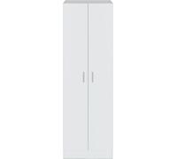 Usinestreet Armario de almacenamiento 2 puertas L180 cm - Blanco