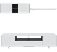 Usinestreet Habitdesign Varys Salón Tv Bl.Brillo/Gris Gu - 0,46 X 2,00 X 0,41 Ms