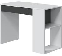 Usinestreet Mesa de escritorio masster melamina, blanco artik, 101 x 73 x 50