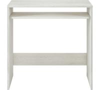 Usinestreet Mesa de escritorio oak melamina, blanco, 79 x 78 x 43