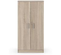 Usinestreet Zapatero 2 puertas 6 estantes - A108 cm - Efecto Roble