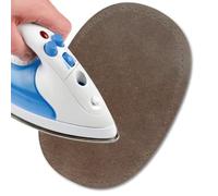 USIT, 2 Piezas Parches de Ante Termoadhesivos, 16x11 cm, Ideal para Reparar Pantalones, Chaquetas y Camisas, Tintes Inalterables, Nueces