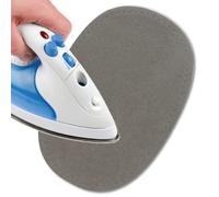 USIT, 2 Piezas Parches de Ante Termoadhesivos, 16x11 cm, Ideal para Reparar Pantalones, Chaquetas y Camisas, Tintes Inalterables, Gris Pardo