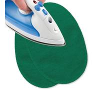 USIT, 2 Piezas Parches de Jersey Termoadhesivos para Ropa, 16x11 cm, Ideales para Reparar Chándales, Camisetas y Pantalones Deportivos, Verde