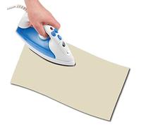 USIT, Tela Parche de Reparación Thermoadesiva de Algodón, 48x11,5 cm, Ligera y Duradera, 1 pieza, Beige Claro